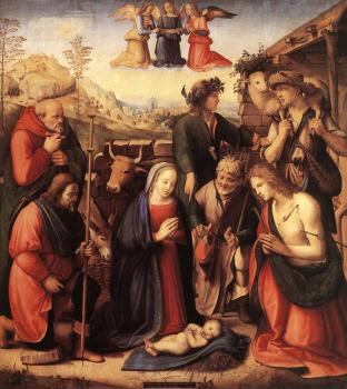 Ridolfo Ghirlandaio : Adoration of the Shepherds